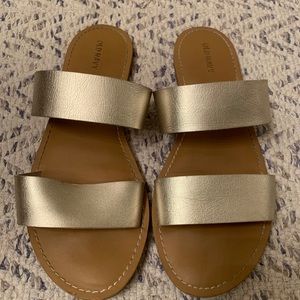 Gold Old Navy Sandals